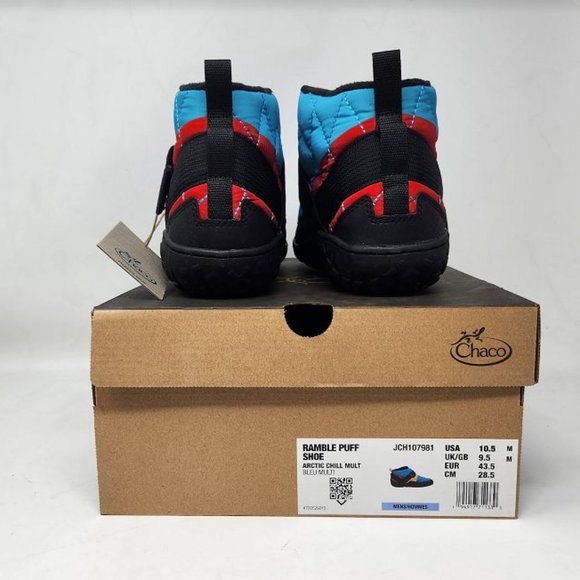New men\'s 10.5 Chaco Ramble Puff shoes slip on boots JCH107981 Arctic Blue main image 10
